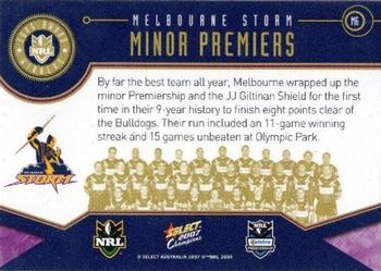 2007 Select Champions - Medal Winners #MW6 Minor Premiers Back